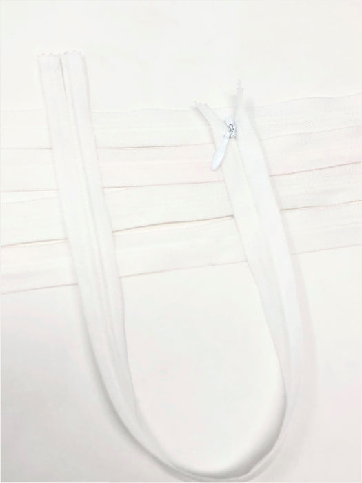 White Invisible Zippers - Choose Length - - ZipUpZipper