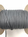 Dark Grey Round Cotton Drawstring Cord By Yard 1/2" - ZipUpZipper