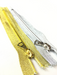 Metallic Gold OR Silver 5MM 6 inch Coil Pocket Zipper Closed Bottom - ZipUpZipper