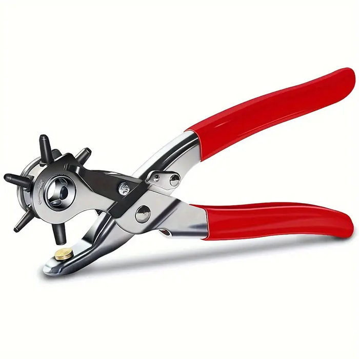 Leathercraft Hand Tool Kit: Professional Hole Punch Plier Set for Punching Eyelets, Setting Machine Bags &amp; Crafting Watchbands&nbsp;