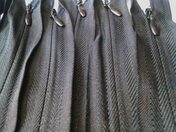 Wholesale Black Invisible Zippers Color 580 - Choose Length - - ZipUpZipper