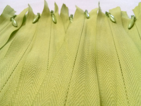 Wholesale Light Green Invisible Zippers Color 874 - Choose Length - - ZipUpZipper
