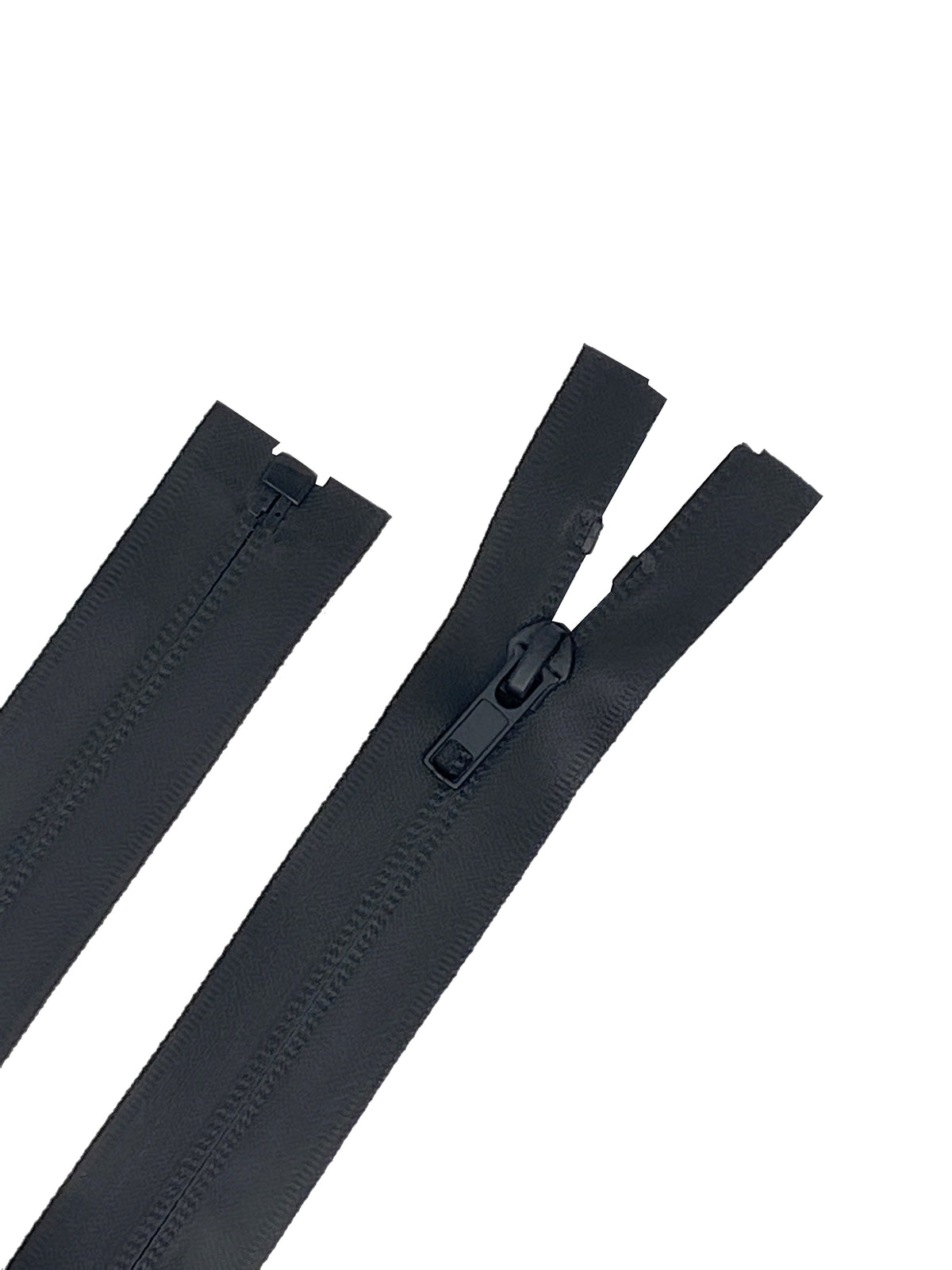 Cerniera Separabile In Nylon Nero, Denti 6 Mm, Lunghezza 50 Cm – 1 Pezzo, Ideale Per Giacche E Cappotti