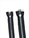 Wholesale Black Glossy Gun Metal Two-Way Separating Zipper in 5MM or 8MM Open Bottom - Choose Length - - ZipUpZipper