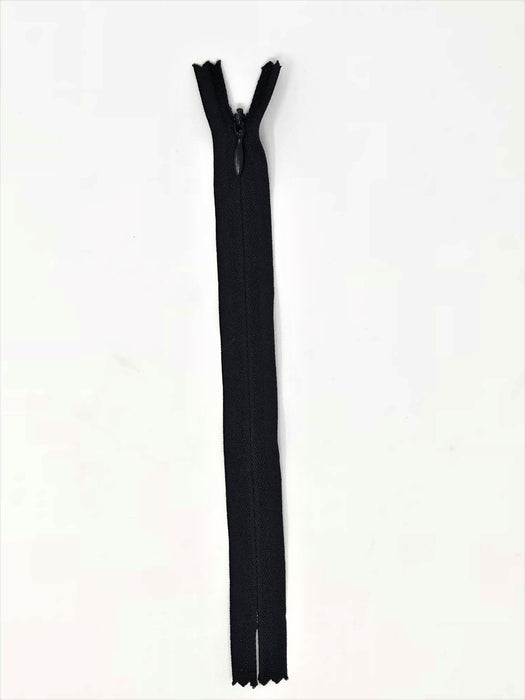 16 inch white invisible zipper