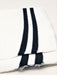 Wholesale Rib Knit Fabric Cotton White / Navy Stripes - ZipUpZipper