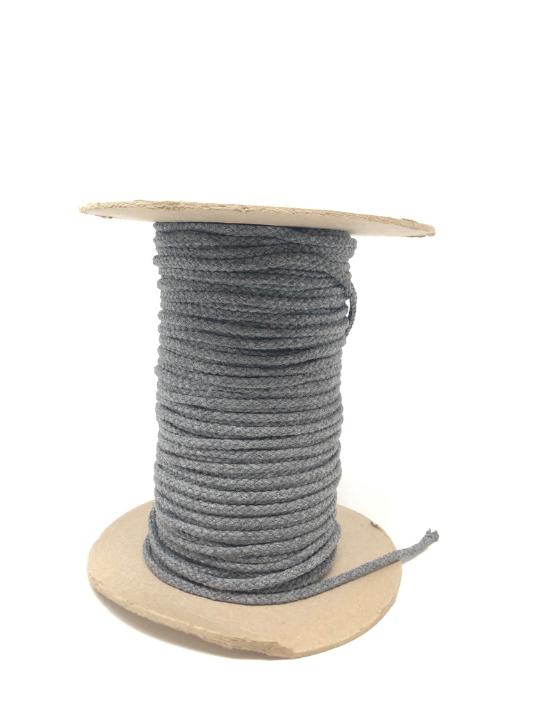 27 Yards Grey Flat Replacement Double Layer Soft Cotton Drawstring Cord for  Garment Accessories