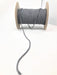 Soft Grey Round Drawstring Cord By Yard 1/2" - ZipUpZipper