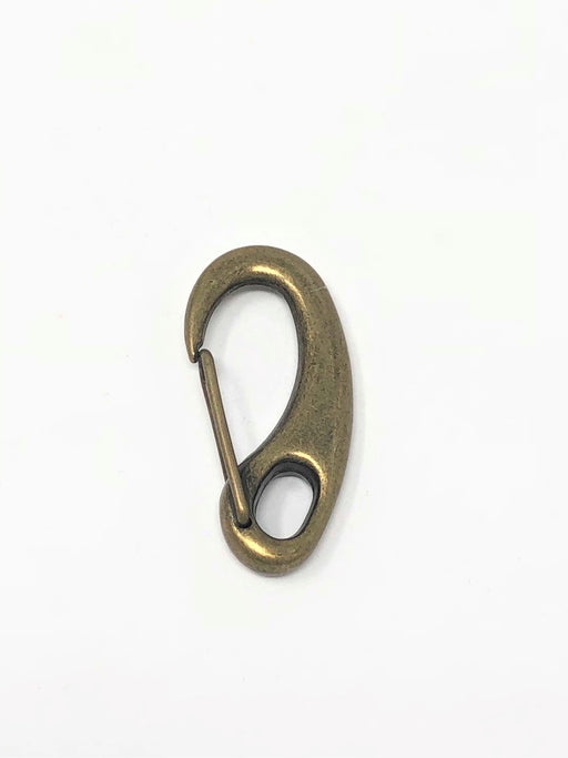 Curved Hook Clasp in Antique Brass 2 Inches — ZipUpZipper