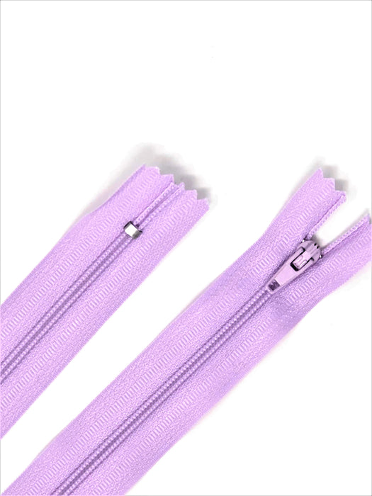 Lavender Purple #762 Generic Nylon Zipper 12-22 Inches #3 Closed -Wholesale-
