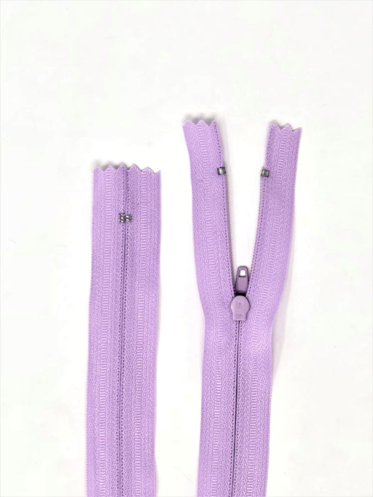 Lavender Purple #762 Generic Nylon Zipper 12-22 Inches #3 Closed -Wholesale-