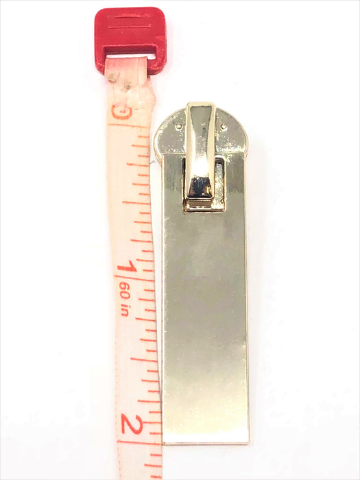Rectangle Zip Puller Rectangular Brass Zipper Puller – 8mm — ZipUpZipper
