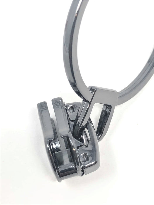Metal Zipper, 20cm (8), Ball Drop Zipper Pull
