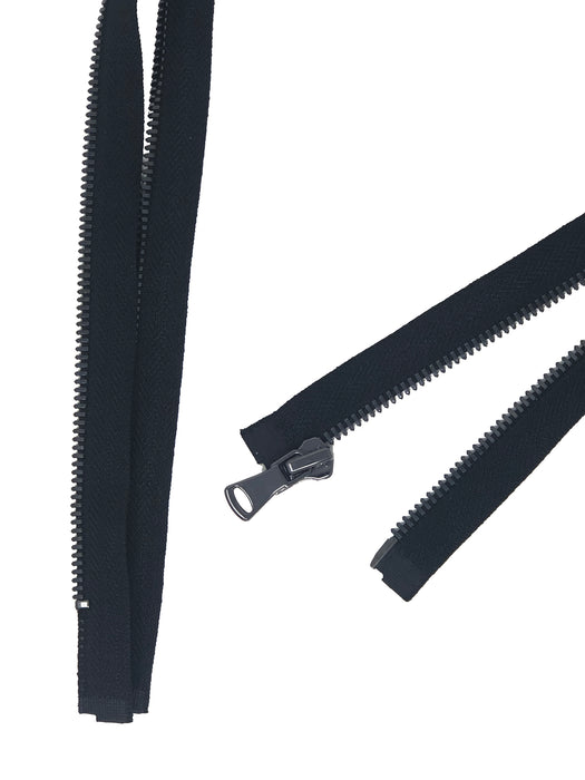 Zipper Black tape, Gunmetal Finish - 634324845230