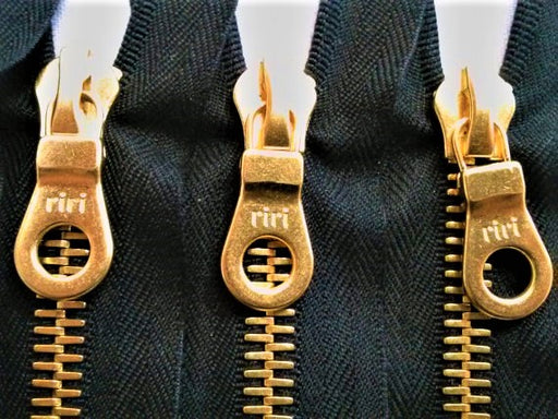 Riri Jacket Zipper 18 inches 6MM Antique Copper Finish Open Bottom —  ZipUpZipper