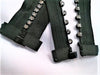 Rhinestone Jacket Zipper Black 22, 24, 25 Inches Open Bottom - ZipUpZipper