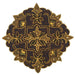 Embroidered Beaded Ornate Patch Emblem 8" - ZipUpZipper