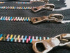 Black Rainbow Teeth Pocket 5MM Zipper 5 Inches Closed Bottom - ZipUpZipper