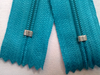 Teal #370 Generic Nylon Zippers 12-22 Inches #3 Coil Closed Bottom - ZipUpZipper